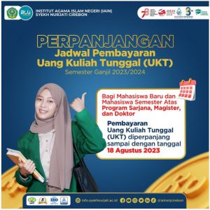 Perpanjangan Jadwal Pembayaran UKT Semester Ganjil 2023/2024