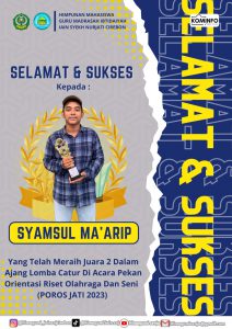 Membanggakan! Mahasiswa PGMI IAIN Syekh Nurjati Cirebon Raih Juara 2 Lomba Catur Putra POROS JATI 2023