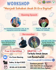 WORKSHOP "MENJADI SAHABAT ANAK DI ERA DIGITAL"