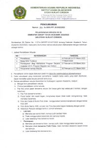 Penjadwalan Ulang Pendaftaran Wisuda