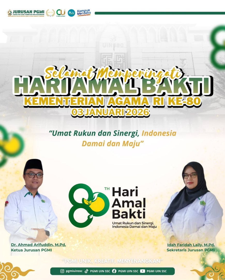 PGMI UIN Siber Syekh Nurjati Cirebon Peringati Hari Amal Bakti Kementerian Agama RI ke-80