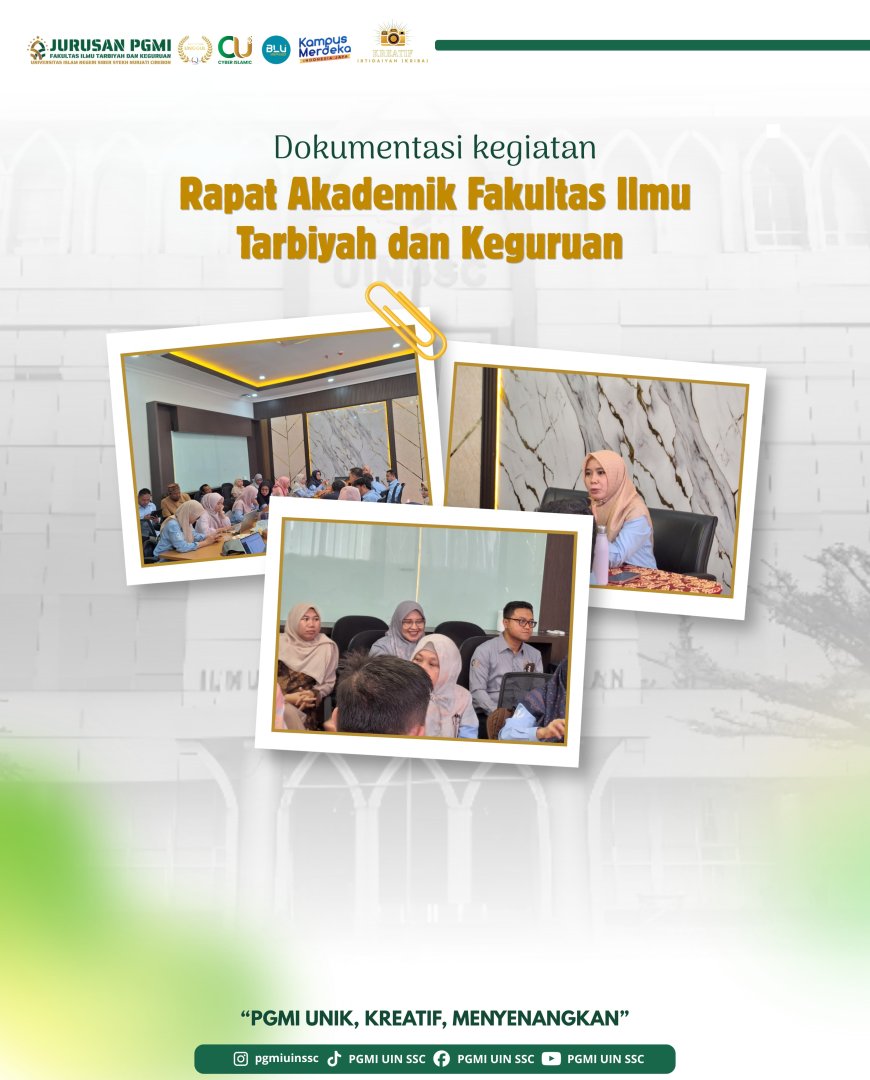 Dosen PGMI UIN Siber Syekh Nurjati Cirebon Hadiri Rapat Akademik FITK sebagai Wujud Penguatan Tata Kelola Pendidikan