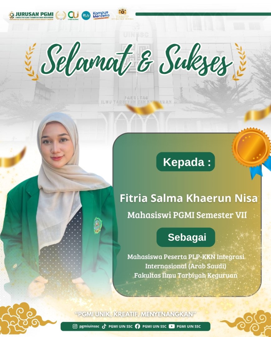 Mahasiswi PGMI UIN Siber Syekh Nurjati Cirebon Lolos sebagai Peserta PLP-KKN Integrasi Internasional di Arab Saudi
