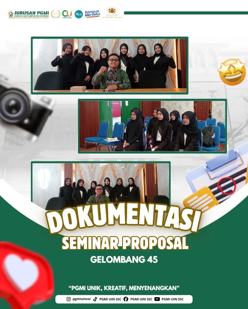 Dari Gagasan Menuju Penelitian, Mahasiswa PGMI UIN Siber Syekh Nurjati Cirebon Ikuti Seminar Proposal Gelombang 45