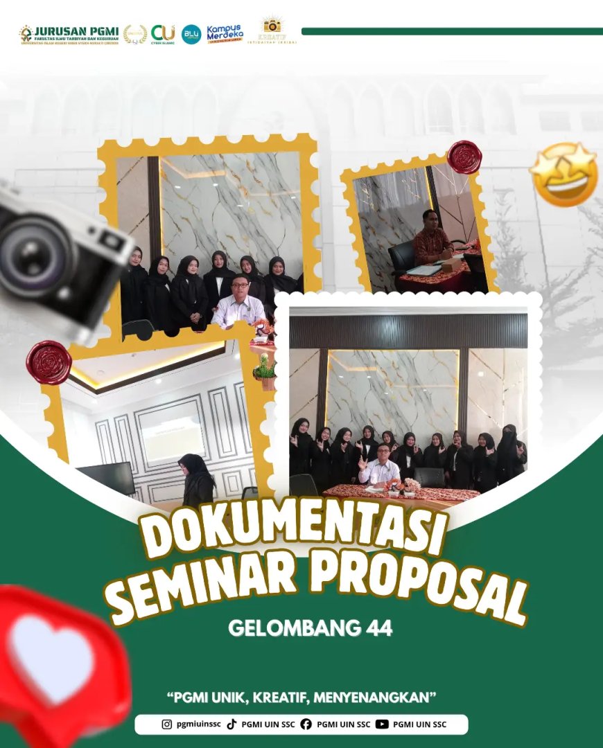 Seminar Proposal Gelombang 44, Mahasiswa PGMI UIN Siber Syekh Nurjati Cirebon Tunjukkan Kesiapan Mengembangkan Penelitian