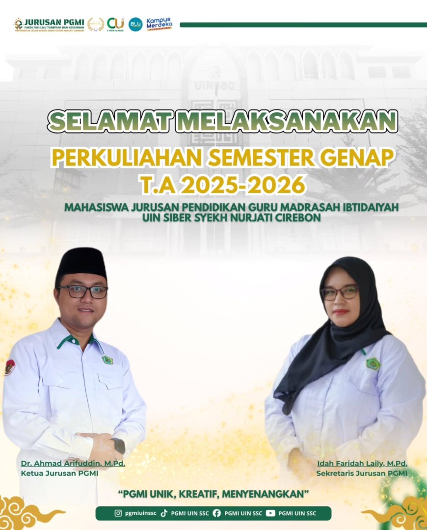 PGMI UIN Siber Syekh Nurjati Cirebon Sambut Perkuliahan Semester Genap Tahun Akademik 2025/2026
