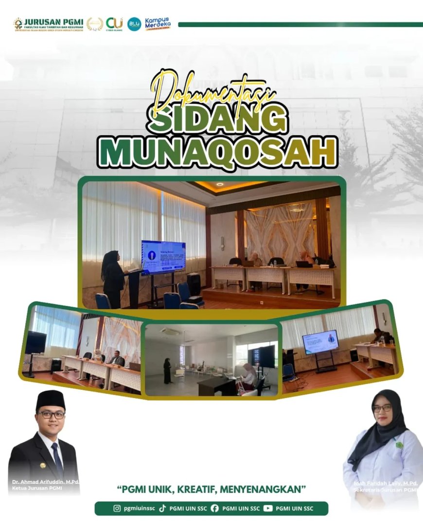 Mahasiswa PGMI UIN Siber Syekh Nurjati Cirebon Tuntaskan Sidang Munaqosyah, Satu Tahap Menuju Kelulusan