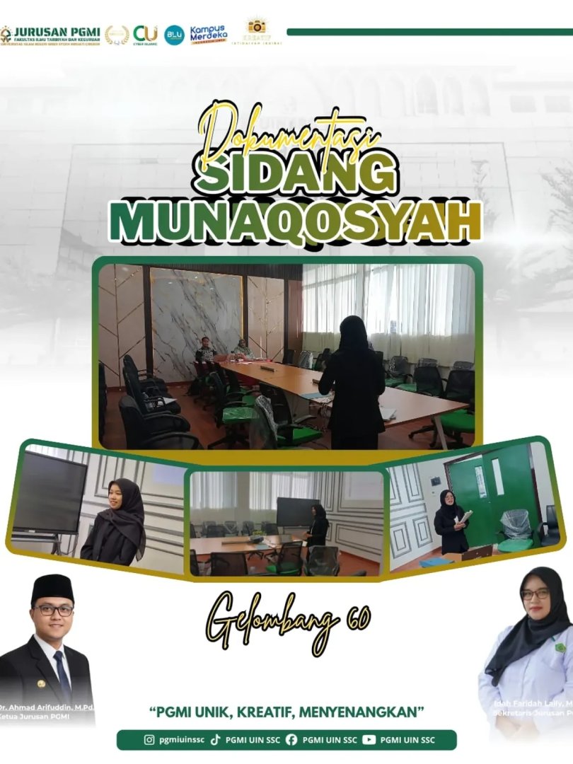Menuntaskan Perjalanan Akademik, Mahasiswa PGMI UIN Siber Syekh Nurjati Cirebon Ikuti Sidang Munaqosyah Gelombang 60