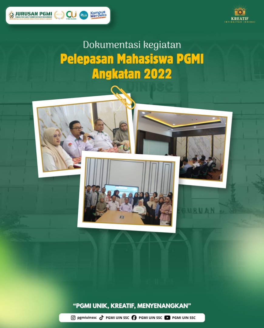 Menutup Perjalanan Akademik, PGMI UIN Siber Syekh Nurjati Cirebon Lepas Mahasiswa Angkatan 2022