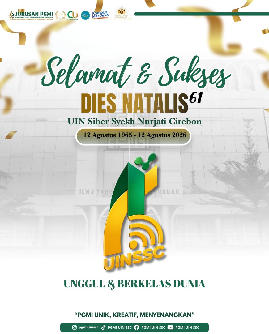 Merayakan Perjalanan 61 Tahun, PGMI UIN Siber Syekh Nurjati Cirebon Semarakkan Dies Natalis