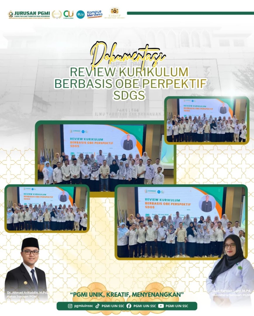 Menuju Kurikulum yang Relevan dengan Masa Depan, PGMI UIN Siber Syekh Nurjati Cirebon Ikuti Review Kurikulum Berbasis OBE dan SDGs