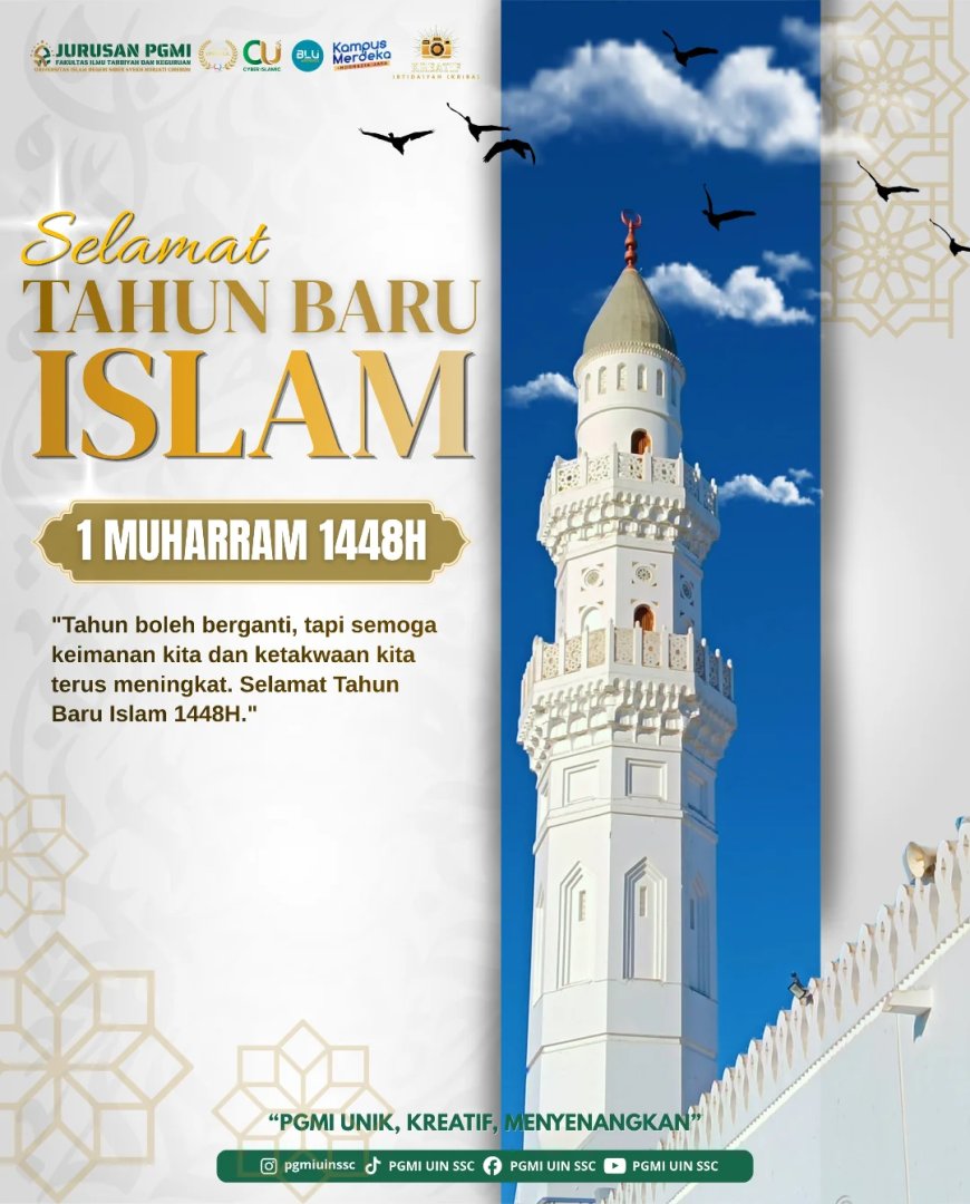 PGMI UIN Siber Syekh Nurjati Cirebon Sampaikan Ucapan Selamat Tahun Baru Islam 1448 Hijriah