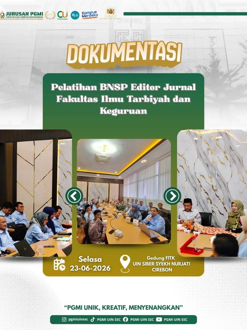 Dosen PGMI UIN Siber Syekh Nurjati Cirebon Ikuti Sertifikasi BNSP Editor Jurnal