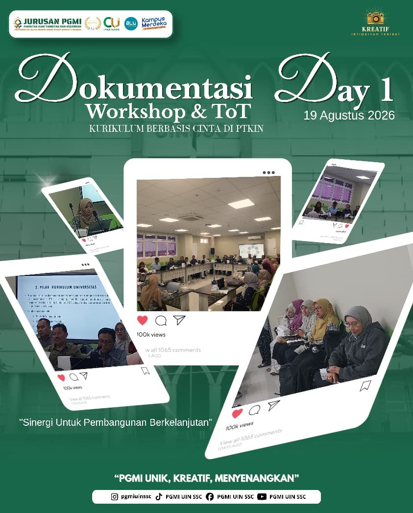 Workshop dan ToT Kurikulum Berbasis Cinta di PTKIN Dorong Penguatan Pendidikan Berkelanjutan